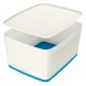 Leitz MyBox Bandeja de almacenamiento Rectangular Acrilonitrilo butadieno estireno (ABS) Azul, Blanco - 5216-10-36